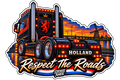 Respect the Road Dutch 11cm Diecut Sticker