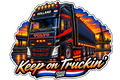 Keep on Truckin Dutch Style 11cm Diecut Sticker