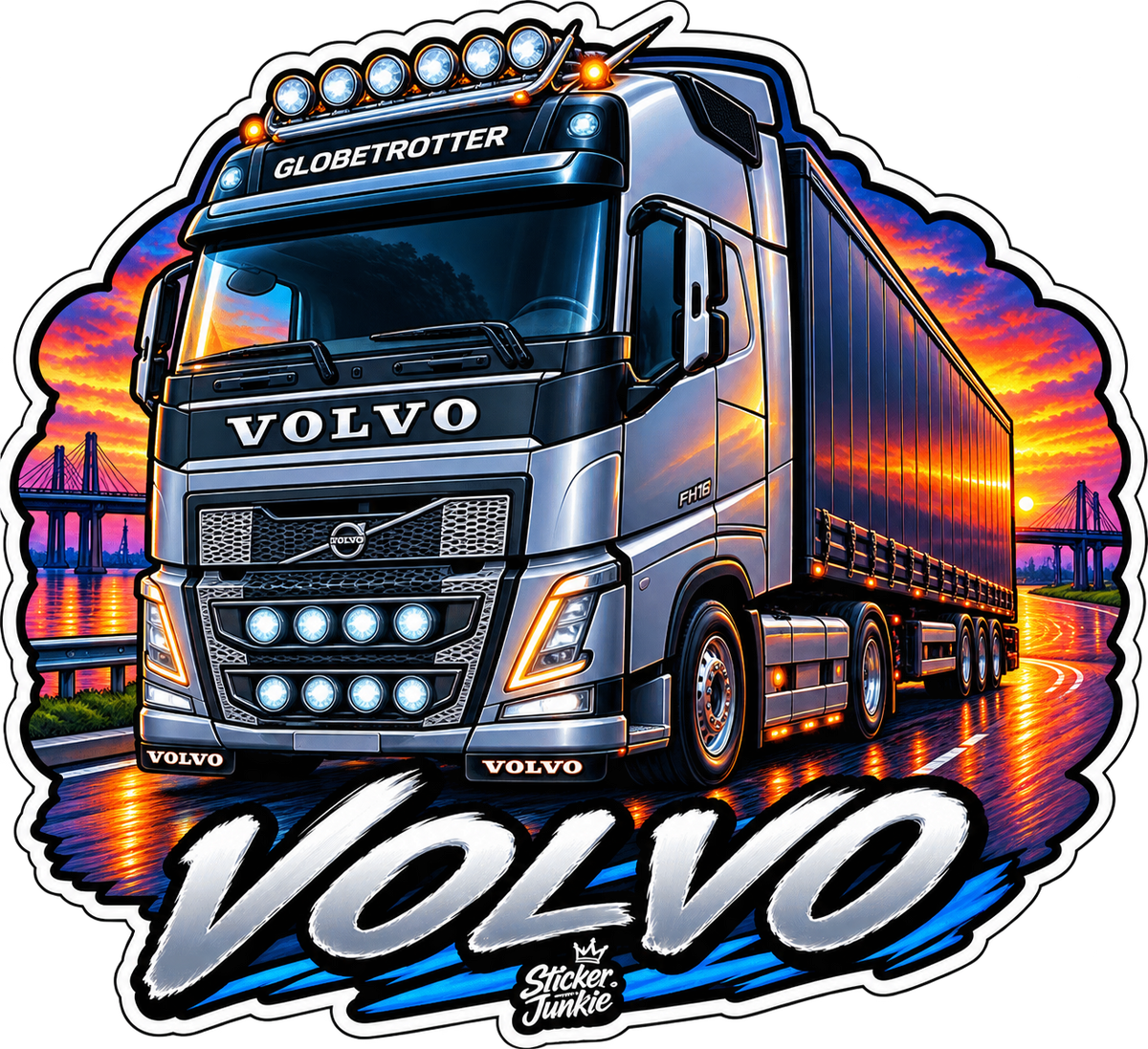 Volvo #3 11cm Diecut Sticker