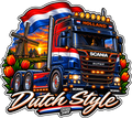 Dutch Style 11cm Diecut Sticker