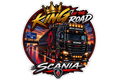 Scania King of The Road 11cm Diecut Sticker