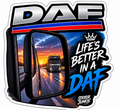 Daf Life 11cm Diecut Sticker