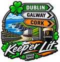 Irish Style Keep Er’ Lit 11cm Diecut Sticker