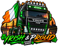 Irish & Proud 11cm Diecut Sticker