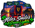 Miles, Smiles & Green Lights 11cm Diecut Sticker
