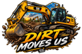Dirt Moves Us 11cm Diecut Sticker